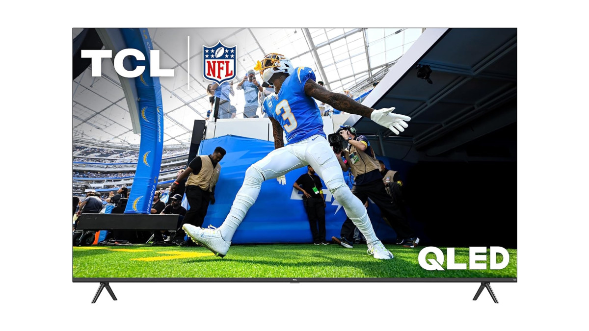 75-inch TCL Q6 QLED 4K Smart TV with a Fire TV interface
